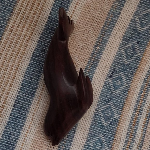 Vintage Hand Carved Wooden‎ Balanced Seal - Picture 5 of 16